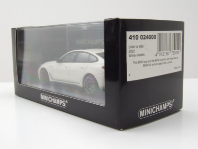 Modellauto BMW I4 M50 2023 weiß metallic 1:43 Minichamps bei