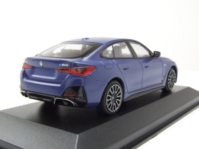 BMW I4 M50 2023 matt blau Modellauto 1:43 Minichamps