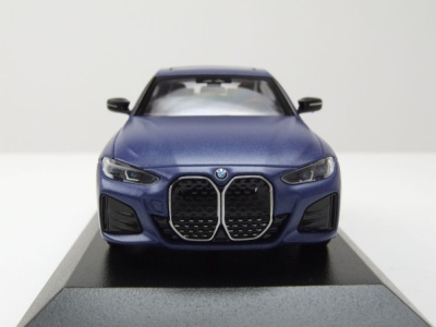 BMW I4 M50 2023 matt blau Modellauto 1:43 Minichamps