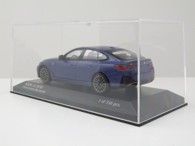 BMW I4 M50 2023 matt blau Modellauto 1:43 Minichamps
