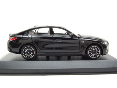 BMW I4 M50 2022 schwarz metallic Modellauto 1:43 Minichamps