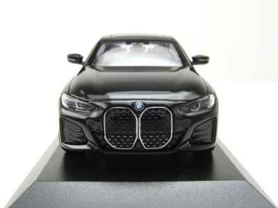 BMW I4 M50 2022 schwarz metallic Modellauto 1:43 Minichamps