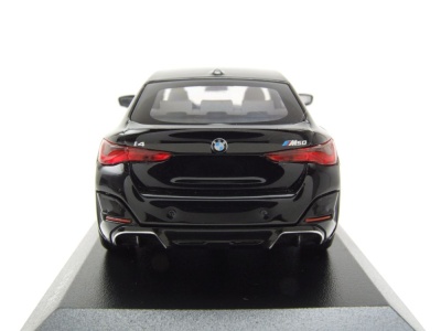 BMW I4 M50 2022 schwarz metallic Modellauto 1:43 Minichamps