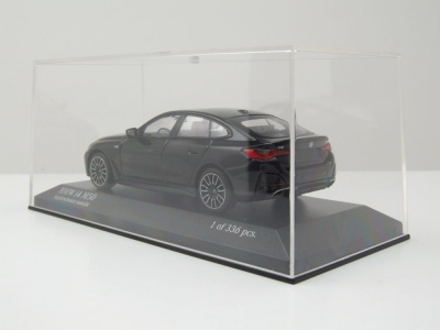 BMW I4 M50 2022 schwarz metallic Modellauto 1:43 Minichamps