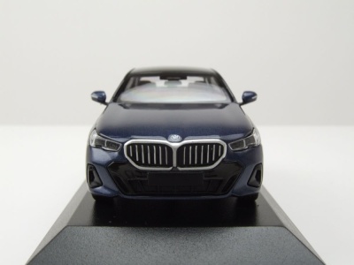 BMW I5 2024 dunkelblau metallic Modellauto 1:43 Minichamps