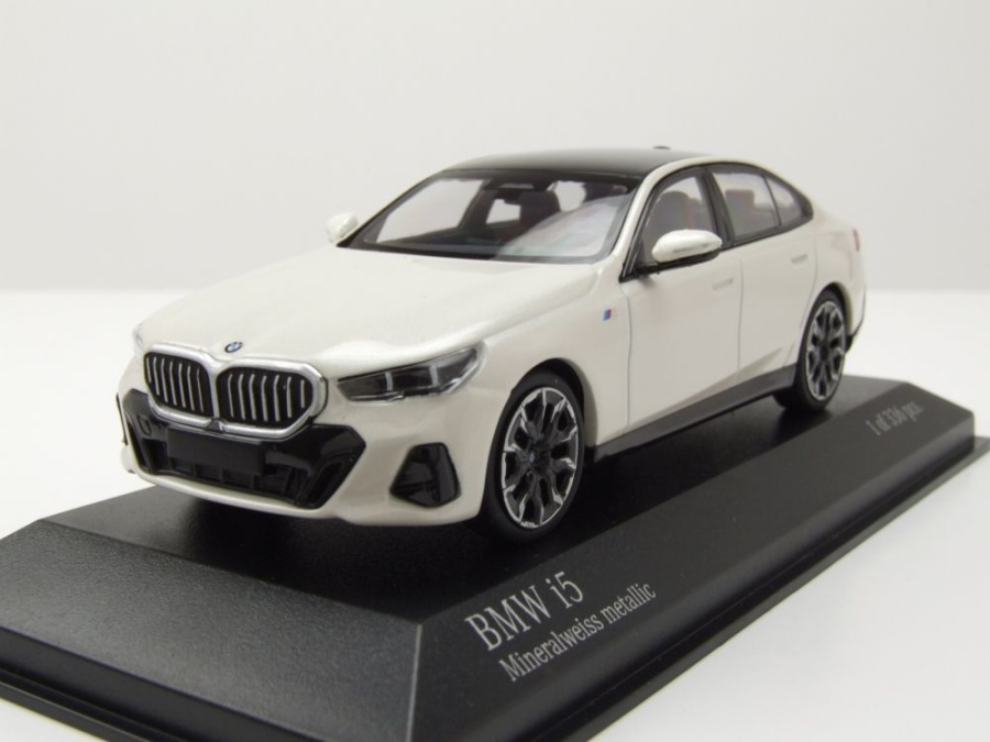 BMW I5 2023 weiß metallic Modellauto 1:43 Minichamps