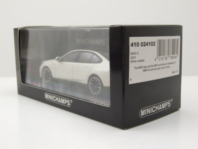 BMW I5 2023 weiß metallic Modellauto 1:43 Minichamps