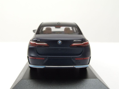 BMW I7 2023 matt blau metallic Modellauto 1:43 Minichamps