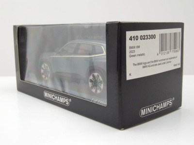 BMW XM 2023 grün metallic Modellauto 1:43 Minichamps