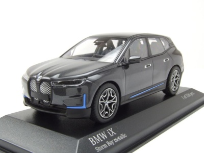 BMW IX 2023 grau metallic Modellauto 1:43 Minichamps