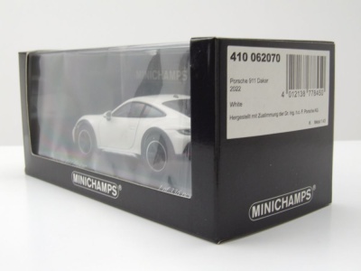 Porsche 911 Dakar 2022 weiß Modellauto 1:43 Minichamps