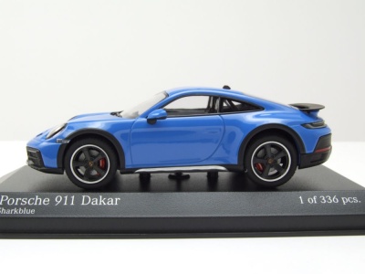 Porsche 911 Dakar 2022 blau Modellauto 1:43 Minichamps