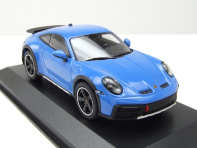 Porsche 911 Dakar 2022 blau Modellauto 1:43 Minichamps