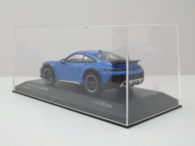 Porsche 911 Dakar 2022 blau Modellauto 1:43 Minichamps