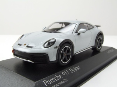 Porsche 911 Dakar 2022 grau metallic Modellauto 1:43...