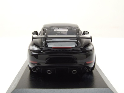 Porsche Cayman GT4 RS 2021 schwarz neodyme Felgen Modellauto 1:43 Minichamps