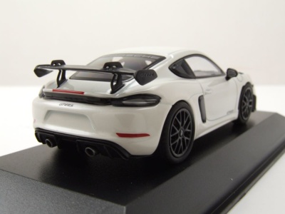 Porsche Cayman GT4 RS 2021 weiß schwarze Felgen...