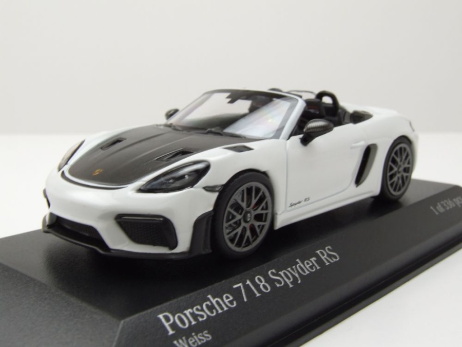 Porsche Spyder RS Weissach Package 2023 weiß Modellauto 1:43 Minichamps