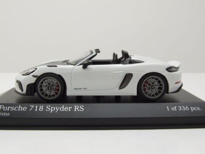 Porsche Spyder RS Weissach Package 2023 weiß Modellauto 1:43 Minichamps