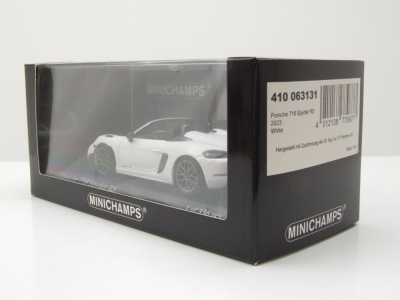 Porsche Spyder RS Weissach Package 2023 weiß Modellauto 1:43 Minichamps