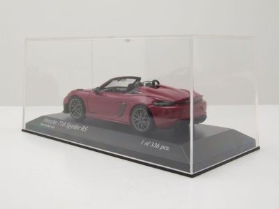 Porsche 718 Spyder RS Weissach Package 2023 rubystar Modellauto 1:43 Minichamps