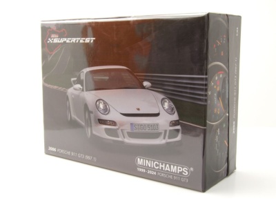 Porsche 911 (997.1) GT3 2006 weiß Modellauto 1:43 Minichamps