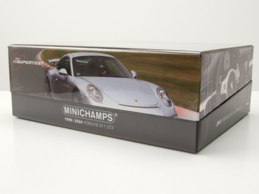 Miniature Porsche 911 GT3 (991) Blanche 2012 - Échelle 1:43 Minichamps Neuve - Réf. 410062026
