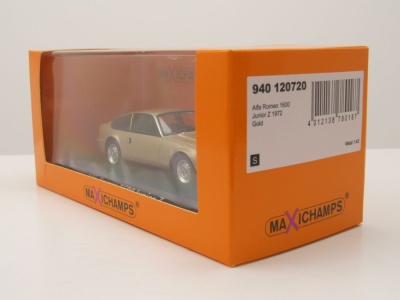 Alfa Romeo 1600 Junior Z 1972 gold Modellauto 1:43 Maxichamps