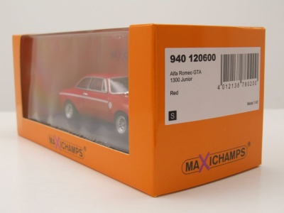 Alfa Romeo GTA 1300 Junior 1968 rot Modellauto 1:43 Maxichamps