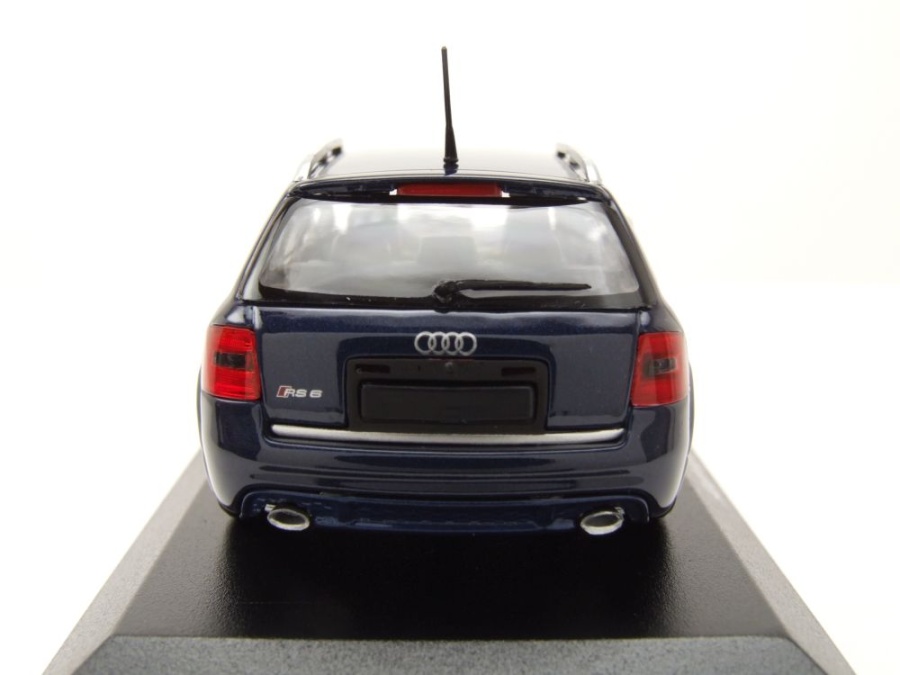 Miniature Minichamps Audi RS6 Avant 2012 – Bleu Métal, échelle 1/43, Neuve