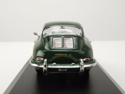 Porsche 356 C Coupe 1963 dunkelgrün Modellauto 1:43 Maxichamps