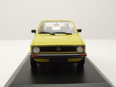 VW Golf 1 2-Türer 1980 gelb Modellauto 1:43 Maxichamps