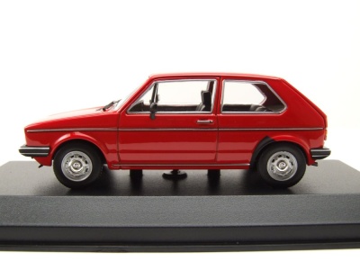 VW Golf 1 2-Türer 1980 rot Modellauto 1:43 Maxichamps