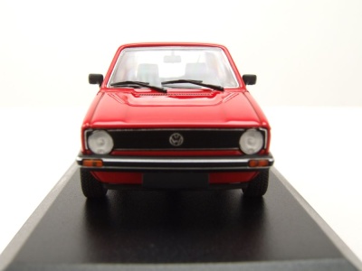 VW Golf 1 2-Türer 1980 rot Modellauto 1:43 Maxichamps