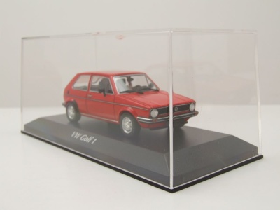 VW Golf 1 2-Türer 1980 rot Modellauto 1:43 Maxichamps