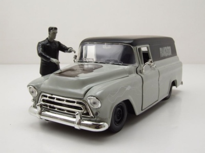 Chevrolet Suburban 1957 silber schwarz Frankenstein mit...