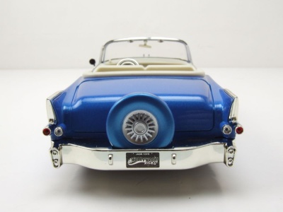 Cadillac Eldorado Convertible 1956 blau mit M&Ms Figur Modellauto 1:24 Jada Toys