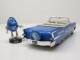 Cadillac Eldorado Convertible 1956 blau mit M&Ms Figur Modellauto 1:24 Jada Toys