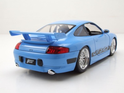 Porsche 911 GT3 RS blau Fast & Furious Modellauto 1:24 Jada Toys