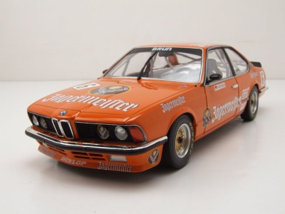 BMW 635 CSI E24 #6 Jägermeister 1984 orange H. Stuck Modellauto 1:18 Solido