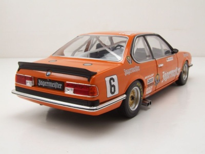 BMW 635 CSI E24 #6 Jägermeister 1984 orange H. Stuck Modellauto 1:18 Solido