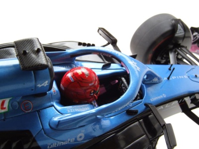 Alpine A523 Formel 1 #31 Monaco GP 2023 schwarz blau Ocon Modellauto 1:18 Solido