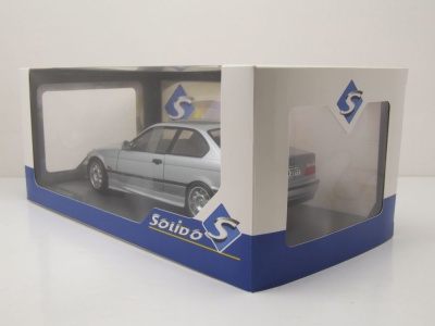 BMW M3 E36 Coupe 1990 silber Modellauto 1:18 Solido