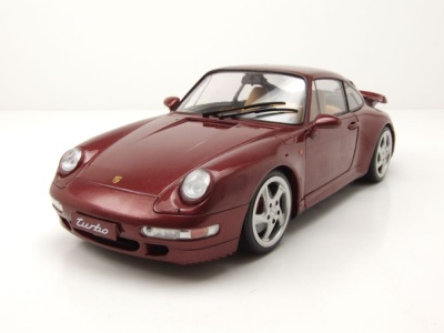 Porsche 911 (993) Turbo 1997 rot Modellauto 1:18 Solido
