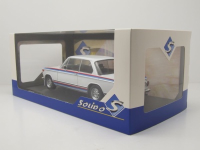 BMW 2002 TII Turbo Evocation 1971 weiß Modellauto 1:18 Solido