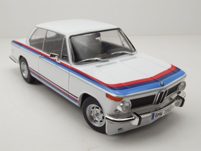 BMW 2002 TII Turbo Evocation 1971 weiß Modellauto 1:18 Solido