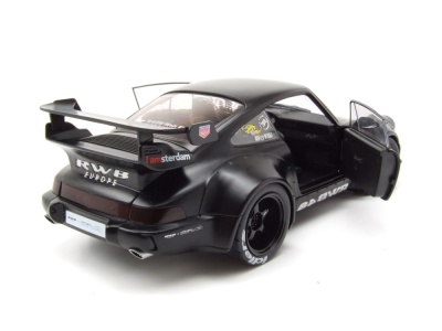 Porsche RWB RAUH-Welt Body Kit Darth Vader 2016 schwarz Modellauto 1:18 Solido