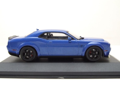 Dodge Challenger SRT Demon 2018 blau metallic Modellauto 1:43 Solido