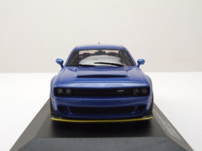 Dodge Challenger SRT Demon 2018 blau metallic Modellauto 1:43 Solido