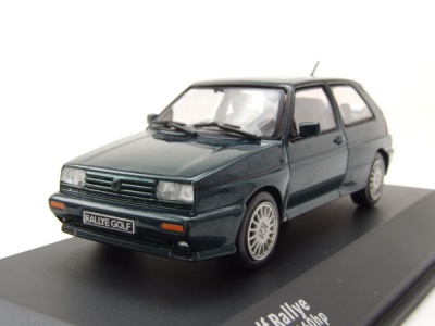 VW Golf 2 Rallye 1989 grün metallic Modellauto 1:43...